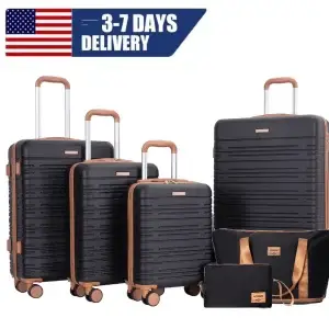 4-Piece Hardside Luggage Set TSA