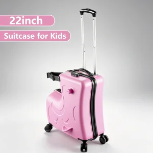 22-Inch Kids Ride-On Suitcase